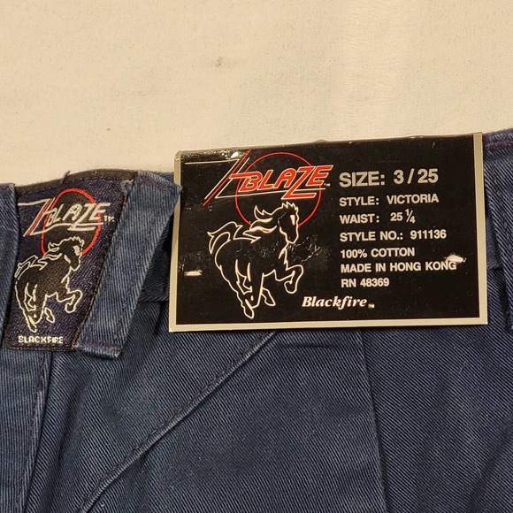 NWT*Blaze Jeans Blackfire*Womens Pants 3/25*"Victoria"*High Rise*Blue - Picture 3 of 10